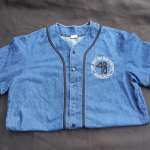 Big 90's Spike Lee 40 acre denim Jersey XXL